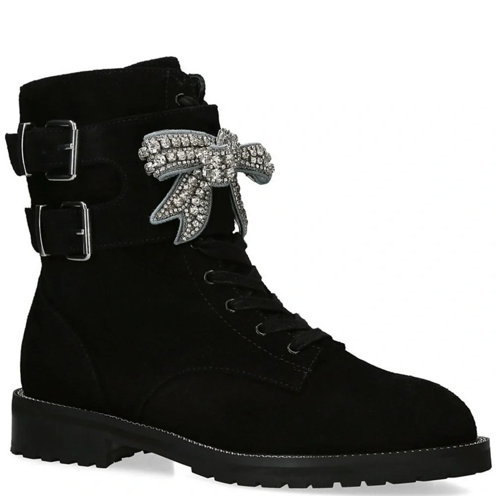 NWOB $258 Kurt Geiger Sutton Suede Bootie - Picture 7 of 12